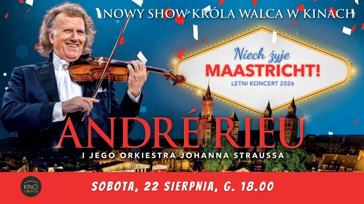 Koncert André Rieu „Niech żyje Maastricht!” w sierpniu w kinie