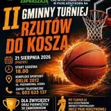 II Gminny Turniej Rzutów do Kosza w Dobrej – zapisy trwają