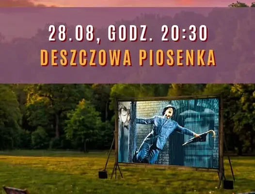 Ostatni seans Limanowskiego Kina Plenerowego: „Deszczowa piosenka” w Parku Miejskim