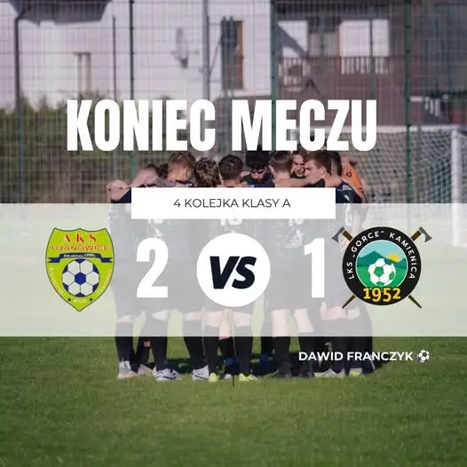 Porażka w doliczonym czasie: Gorce Kamienica ulegają AKS Ujanowice 2:1