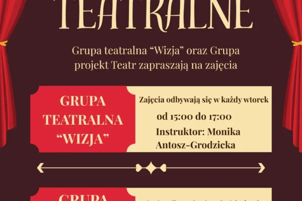 Zajęcia teatralne w MOK – zapisy już trwają