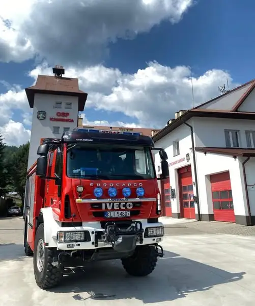 OSP Kamienica i Szczawa interweniowały w sprawie zadymienia – nie potwierdzono zagrożenia