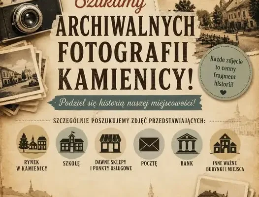 Poszukiwane archiwalne zdjęcia Kamienicy – mieszkańcy mogą pomóc w zachowaniu pamięci