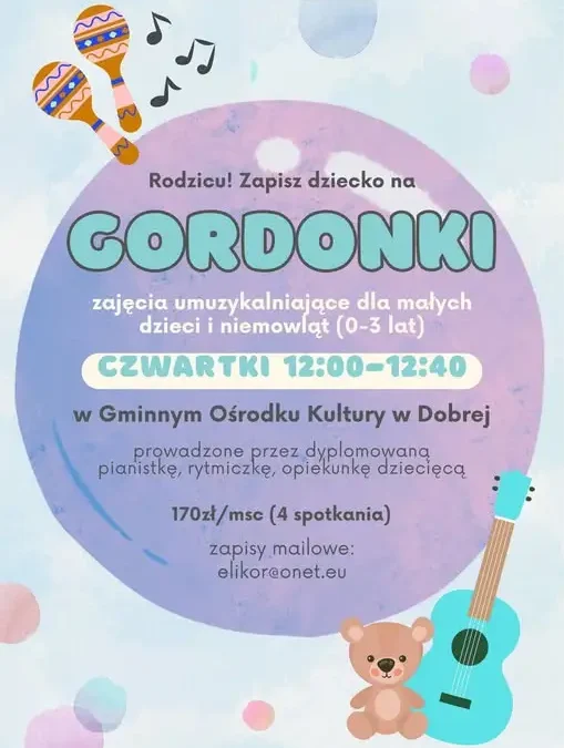 Zajęcia Gordonki dla dzieci w GOK w Dobrej – zapisy trwają