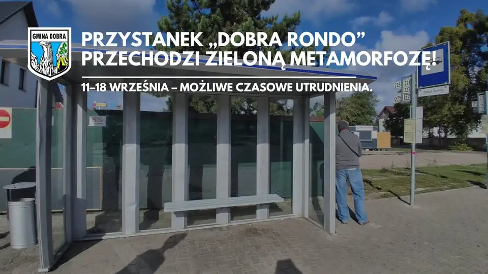 Zielona metamorfoza przystanku „Dobra rondo” – start już 11 września