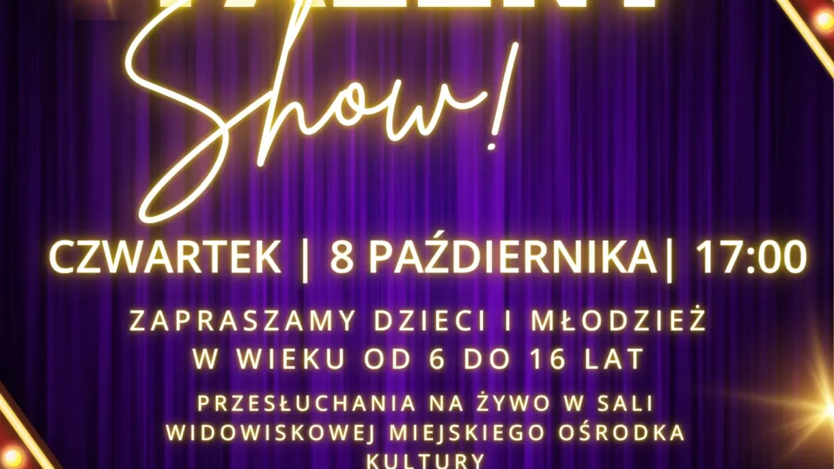 Ruszyły zapisy do VIII edycji Mini Talent Show w Mszanie Dolnej